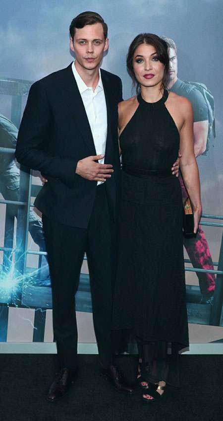 Alida Morberg and her boyfriend Bill Skarsgard at the red card of Divergent: Allegiant.