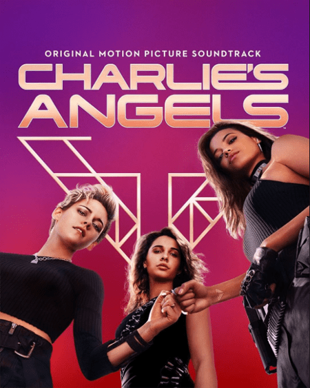 The poster of Charlie's Angels featuring Kristen Stewart, Naomi Scott and Ella Balinska.
