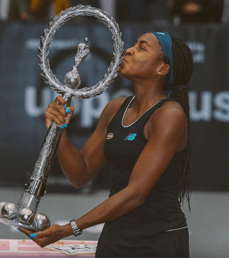 The WTA Tour win in Linz for Coco Gauff.