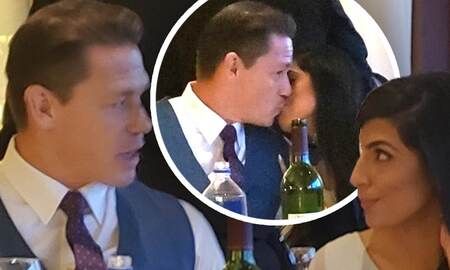 John Cena was spotted holding hands and kissing his new partner Shay Shariatzadeh on a date.