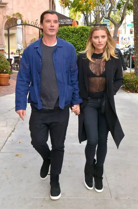 Gavin Rossdale with his former girlfriend Sophia Thomalla.