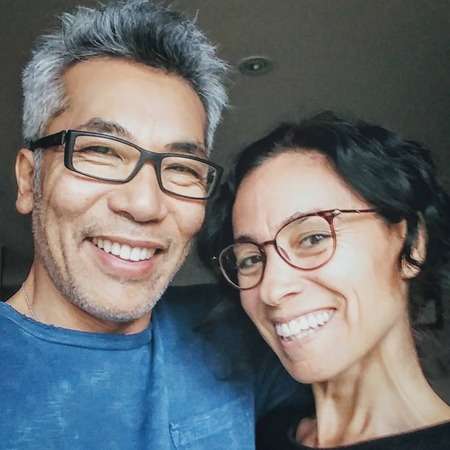 Hiro Kanagawa and his spouse Tasha Faye Evans support each other in every activity.