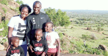 Eliud Kipchoge is married to wife Grace Sugutt with whom he shares three children.