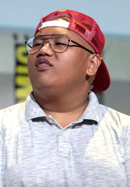 Jacob Batalon was hired to play the character of Ned Leeds in Spider-Man: Homecoming. Here seen at the San Diego Comic-con.