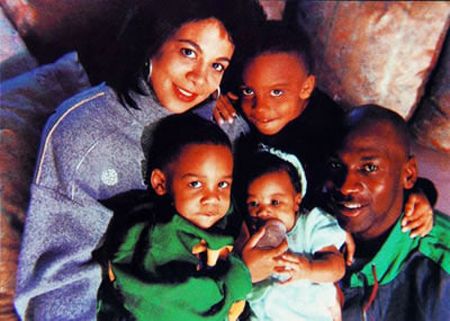 Michael Jordan and Juanita Vanoy were parents to their three kids.