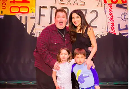 ralphie may and lahna turner with their children