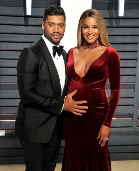 Russell Wilson and Ciara got married and they welcomed their daughter.