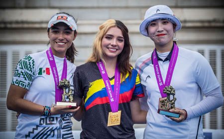 Valentina Acosta Giraldo won the gold at the World Championships in Madrid.