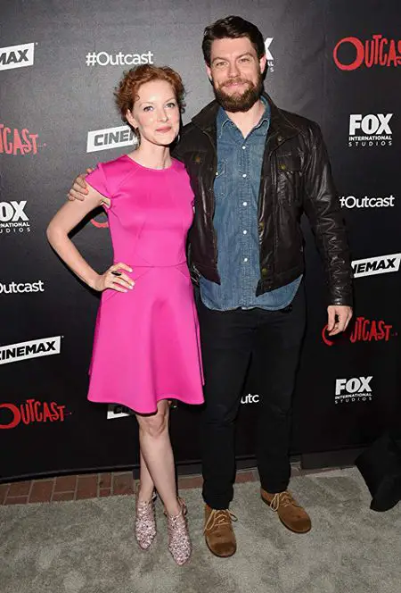 Wrenn Schmidt was involved in a nude scene on the series Outcast.