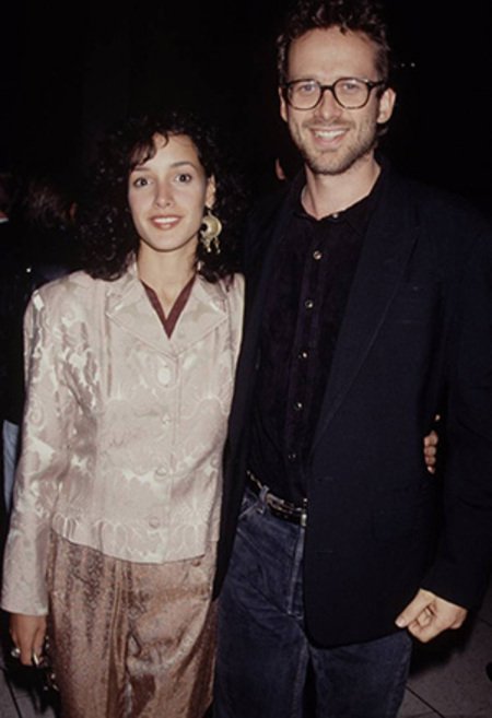 Jennifer Beals with her first husband Alexandre Rockwell.