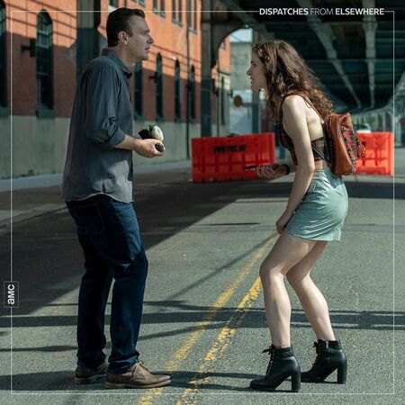 Jason Segel and Eve Lindley as Peter and Simone, respectively, on AMC's 'Dispatches from Elsewhere.'