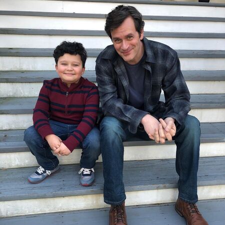 Blue Chapman stars as JJ Perry alongside Tom Everett Scott's Scott Perry on the NBC drama 'Council of Dads.'