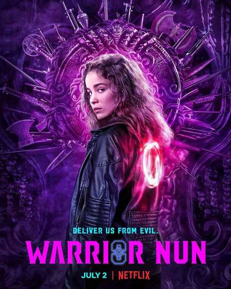 Alba Baptista plays Ava in the Netflix series Warrior Nun.