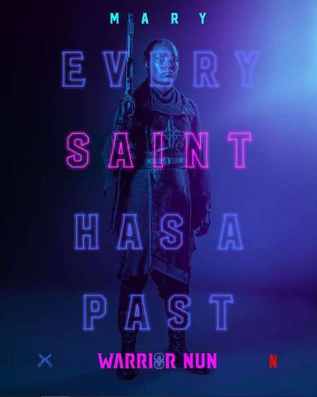 Toya Turner plays Shotgun Mary in the Netflix series Warrior Nun.