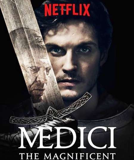 Daniel Sharman starred in the second and third season of the series Medici.