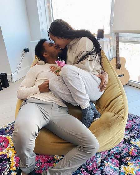 Kiana Madeira and her boyfriend Lovell Adams-Gray are engaged to be married.
