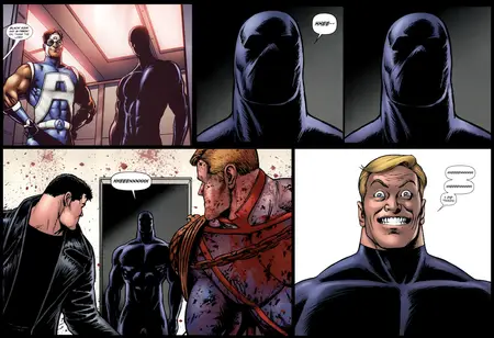 Black Noir is revealed to be a clone of Homelander in The Boys comics.