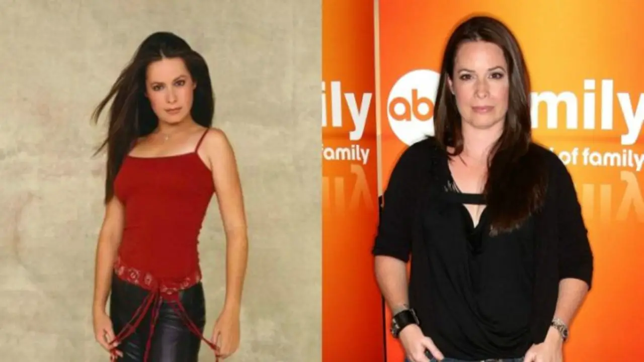 Holly Marie Combs before and after the weight gain.