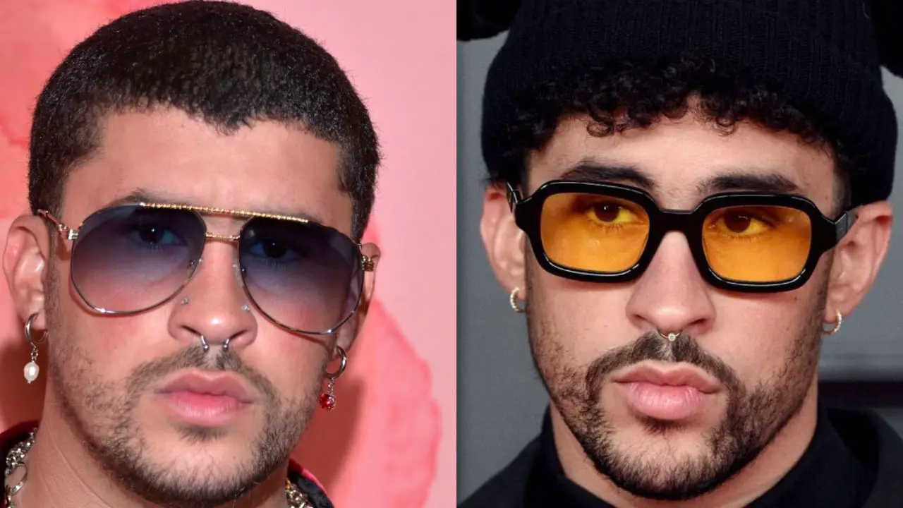 Bad Bunny before and after plastic surgery.