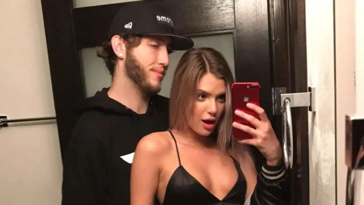 FaZe Banks with his then-girlfriend, Alissa Violet.