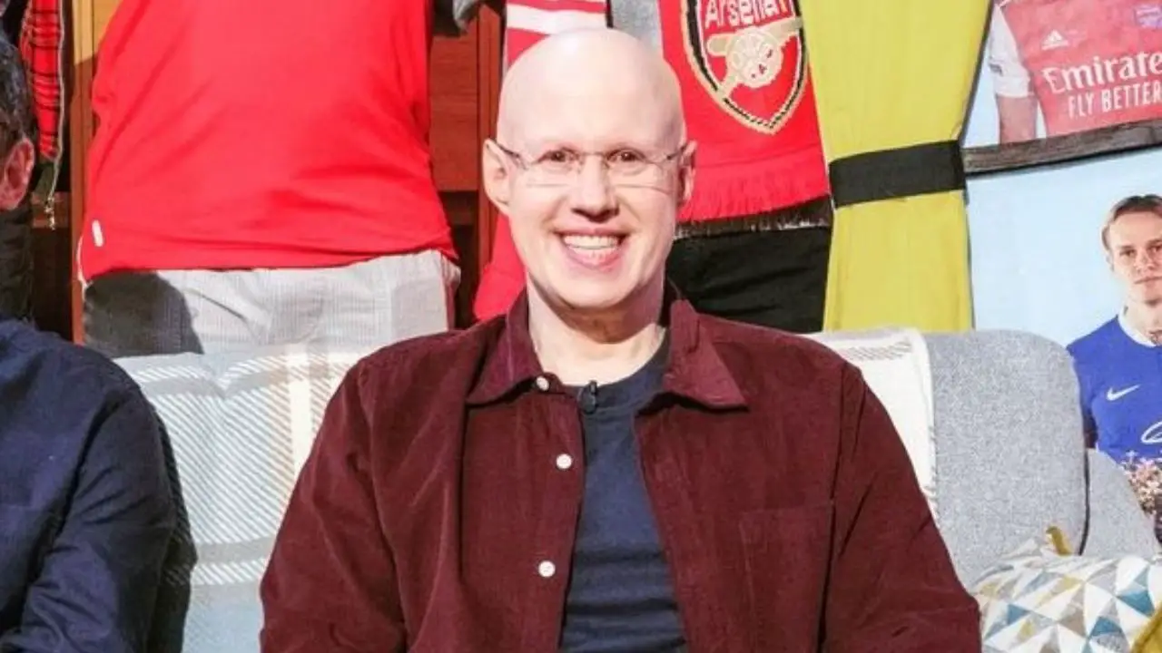 Matt Lucas is in proper condition after the transformation.