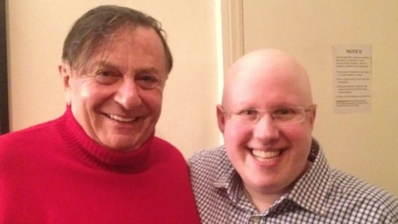 Matt Lucas' posts with Barry Humphries spread rumors about his weight gain.