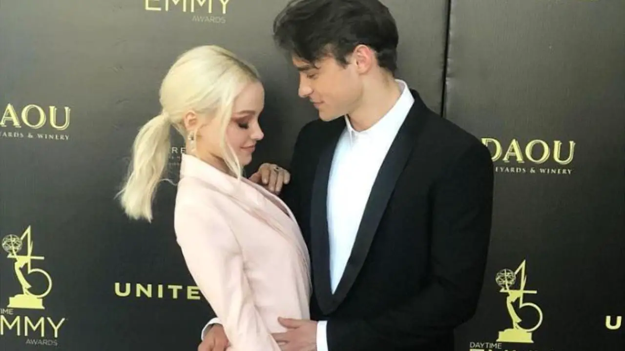 Dove Cameron does not appear to be pregnant. celebsindepth.com