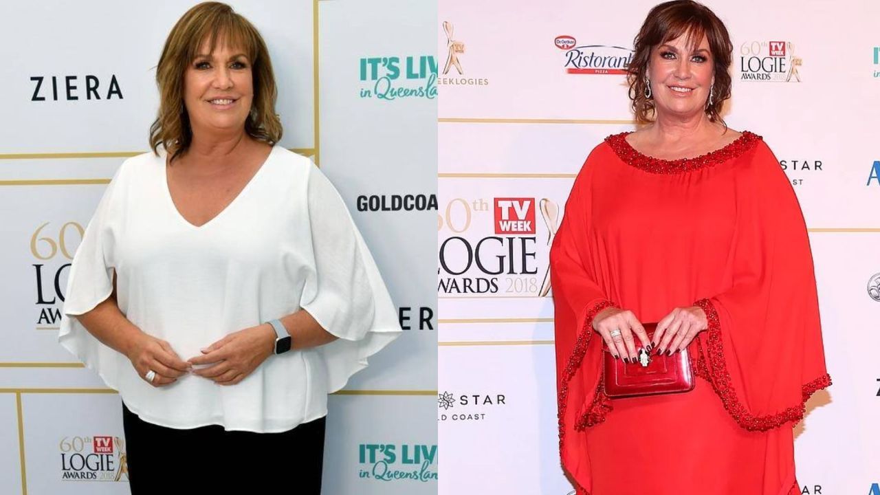 Tracy Grimshaw before and after weight loss. celebsindepth.com