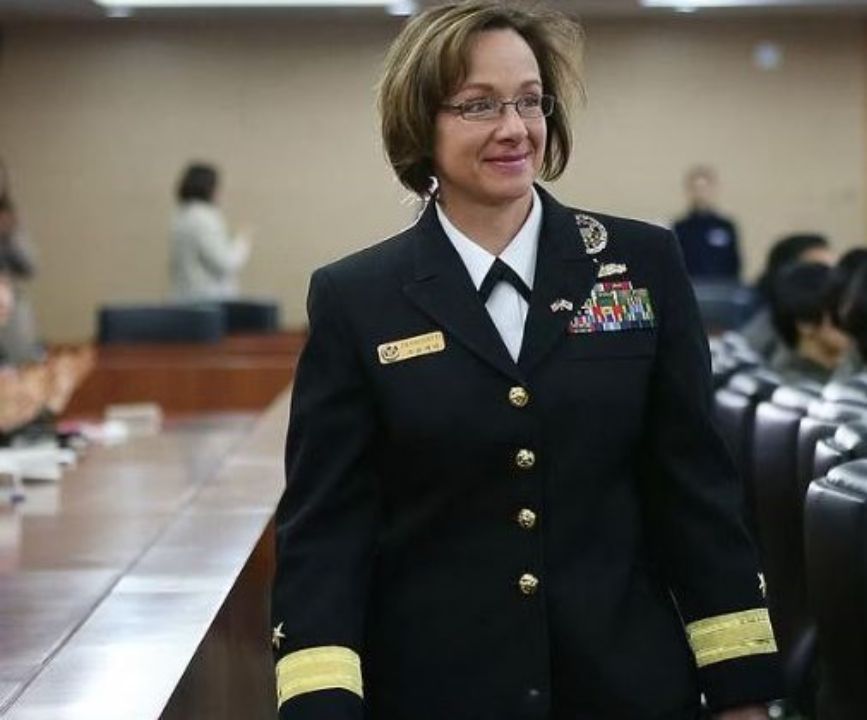 Lisa Franchetti would be the first woman to hold the position in the Navy's history. celebsindepth.com