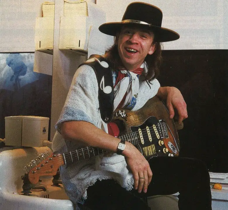 Stevie Ray Vaughan used to pluck the guitar strings with his teeth. celebsindepth.com
