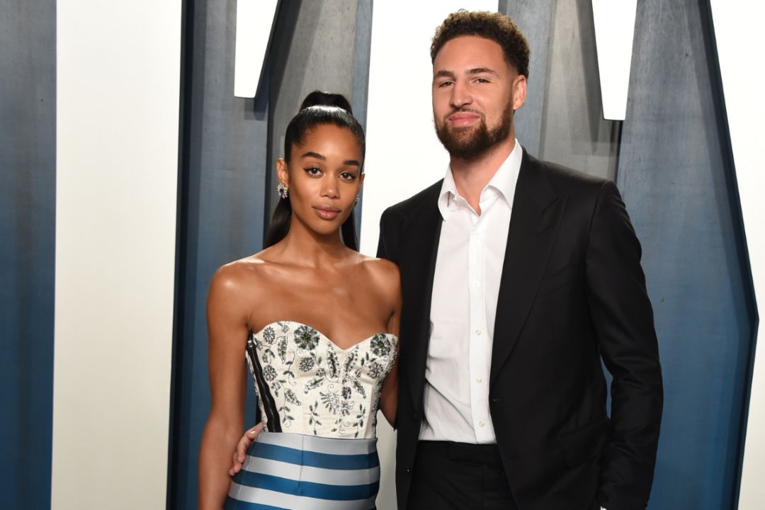 Laura Harrier and Klay Thompson are no longer together. celebsindepth.com