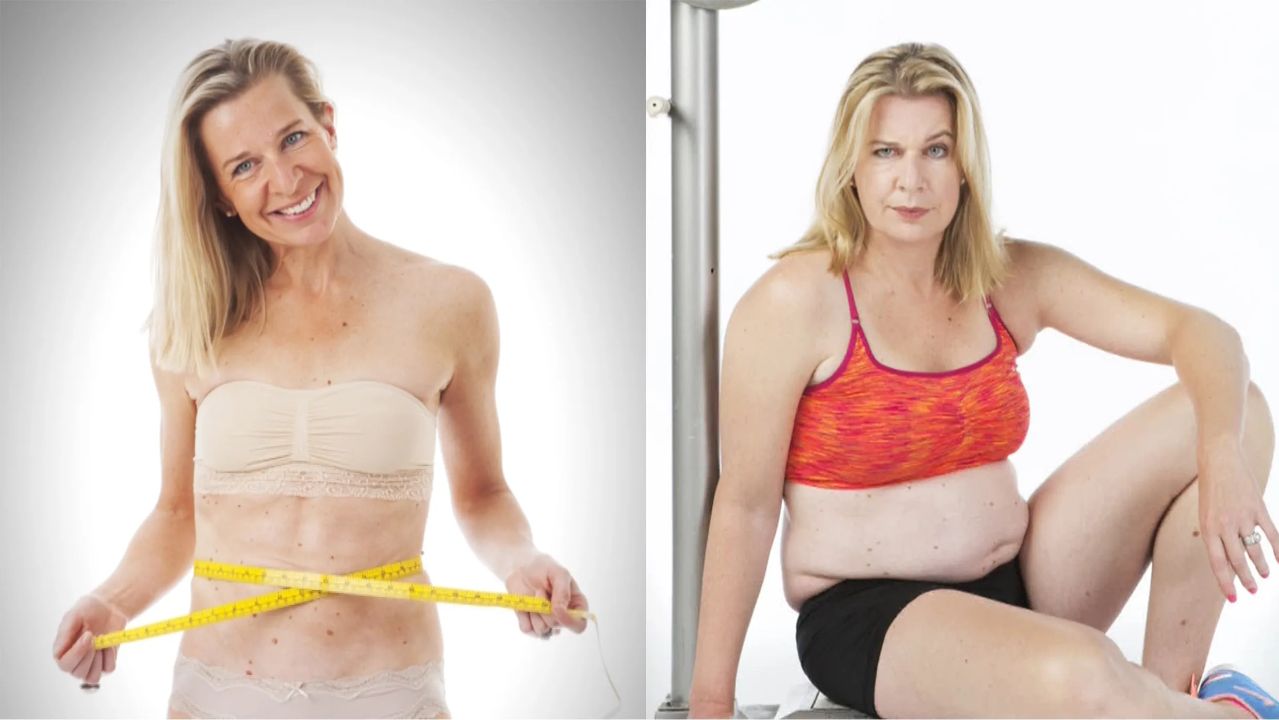 Katie Hopkins before and after weight gain. celebsindepth.com 
