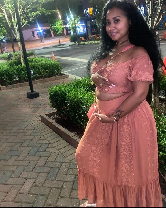 Tammy Rivera has fueled speculation that she is pregnant with her new boyfriend. celebsindepth.com