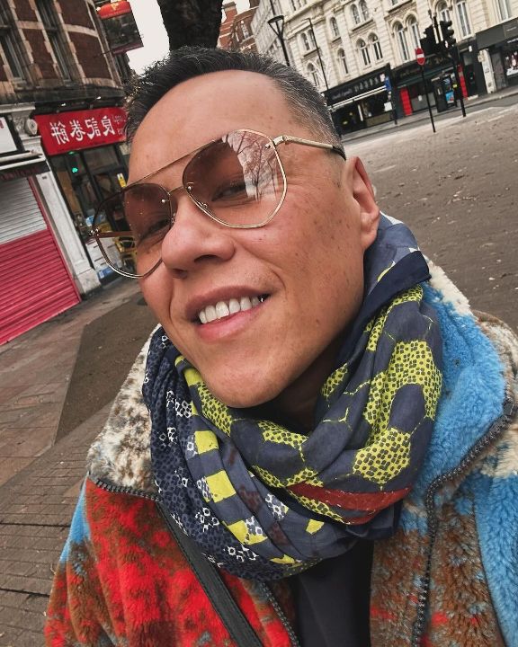 Gok Wan's recent picture doesn't show him that overweight. celebsindepth.com