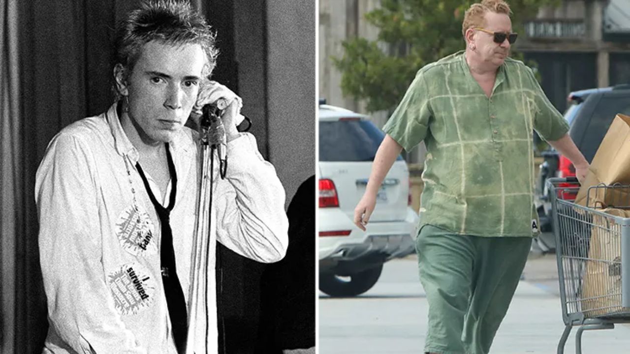 Johnny Rotten before and after weight gain. celebsindepth.com