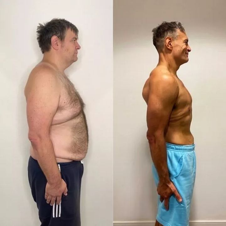 Toby Allen's before and after weight loss appearance. celebsindepth.com