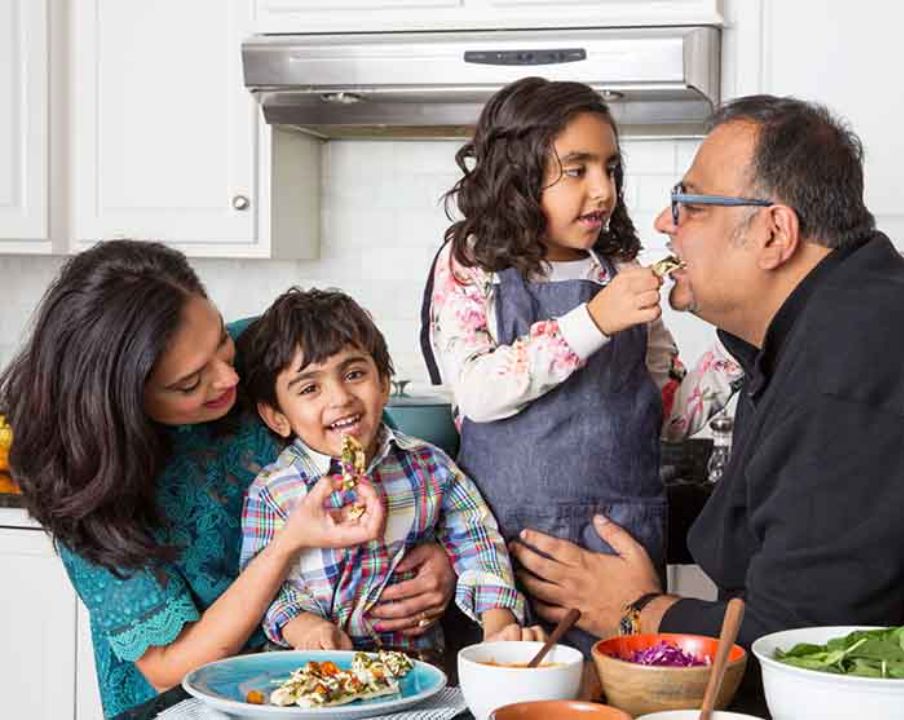 Maneet Chauhan lives with his husband and children. celebsindepth.com