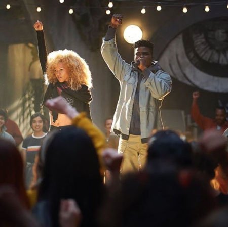 Akiel Julien plays Bohdi in the new Hulu series Utopia Falls.