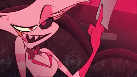 Angel Dust is a adult movie star in Hell.