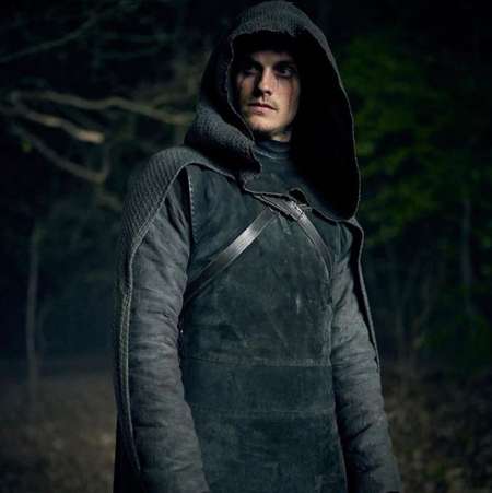 Daniel Sharman plays Weeping Monk in the Netflix series Cursed.