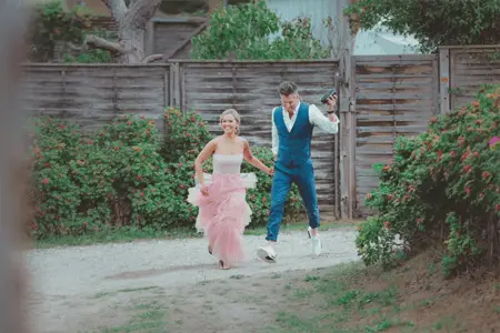 Emilie Ullerup and Kyle Cassie got married in 2018.