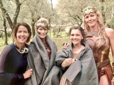 Emily Carey played young Diana in the Warner Bros. movie Wonder Woman.