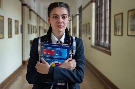 Emily Carey plays Mika Cavanaugh in the Netflix series Get Even.