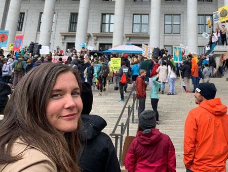 Erin Mendenhall made air pollution her main battle for cahnge in Salt Lake City.