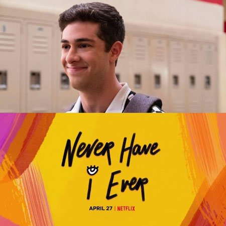 Jaren Lewison plays Ben Gross in the Netflix series Never Have I Ever.