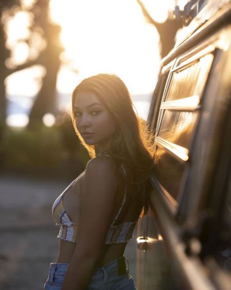 Madelyn Cline is from Charleston, which is the Outer Banks filming location.