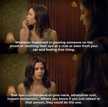 Nellie and Joanna meet for the first time inside a bathroom after a date goes wrong.