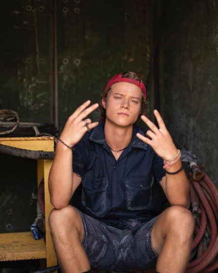 Rudy Pankow plays JJ in the Netflix series Outer Banks.