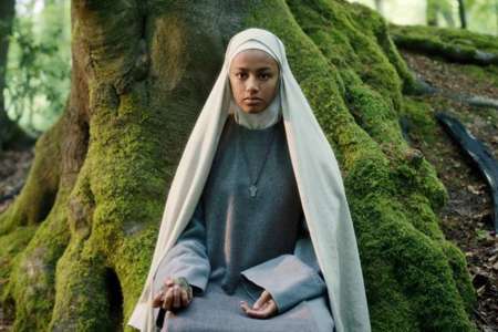 Shalom Brune-Franklin plays Morgan le Fay in the Netflix series Cursed.