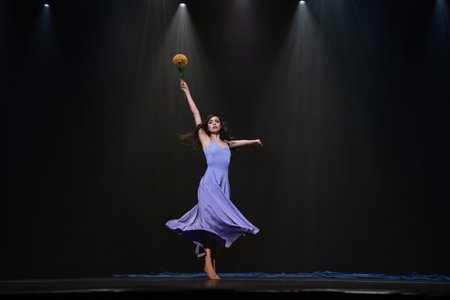 Sofia Carson leads the new Netflix movie Feel the Beat, playing April.